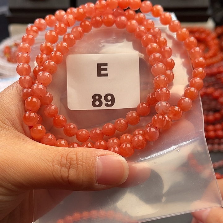 南红玛瑙未镶嵌多样性发货默认微瑕称重7mm