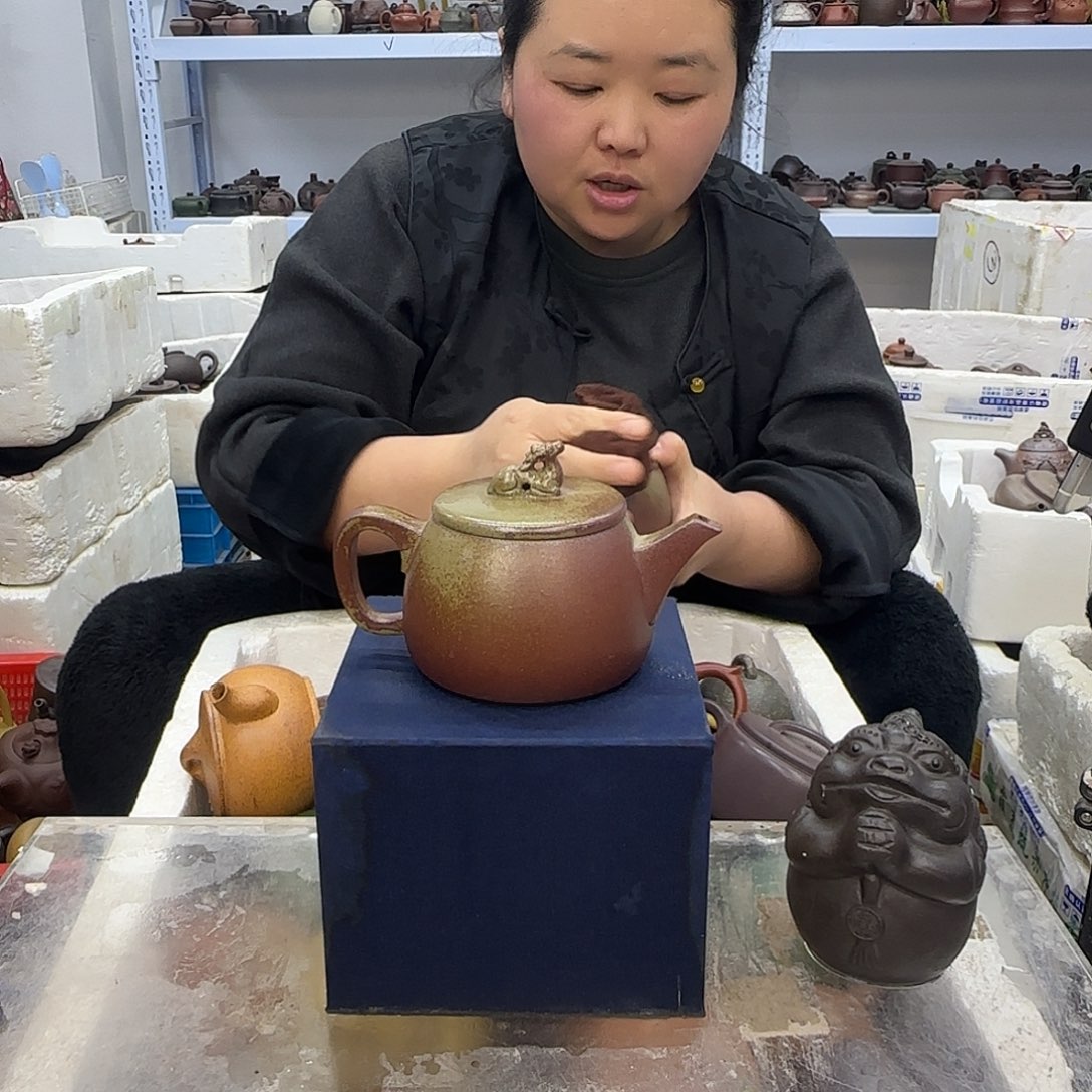 茶壶紫砂宜兴紫砂壶瑕疵处理