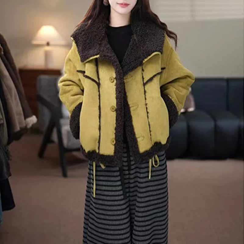 香朵儿【两面可穿】2025气质高级感外套秋冬新款高定时尚显瘦外套女