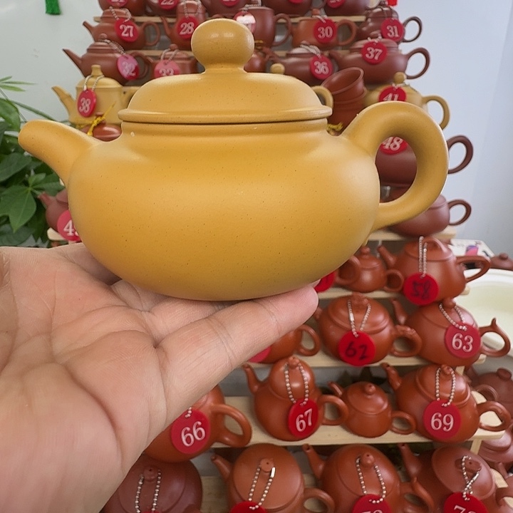 茶壶朱泥黄段大壶好壶不贵