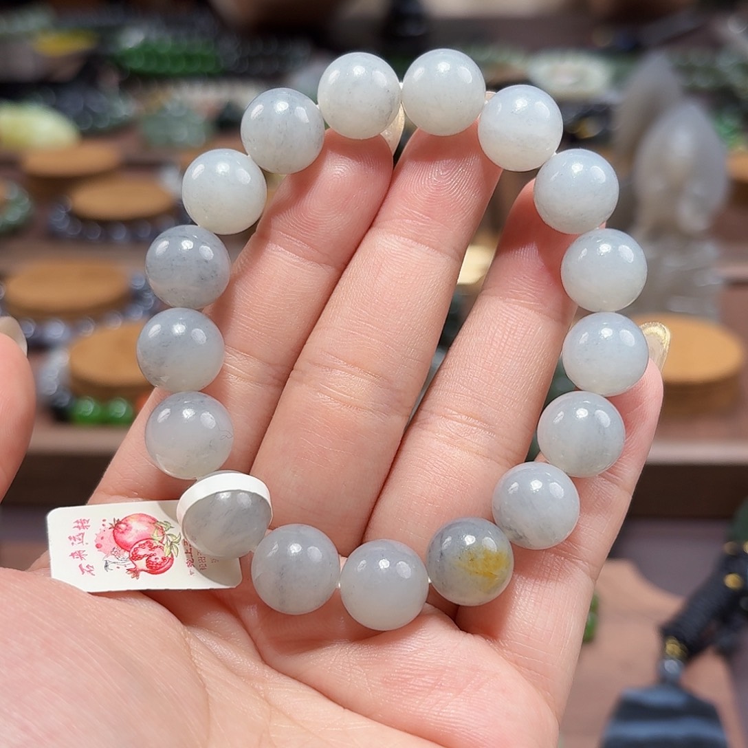 和田玉未镶嵌手链12 