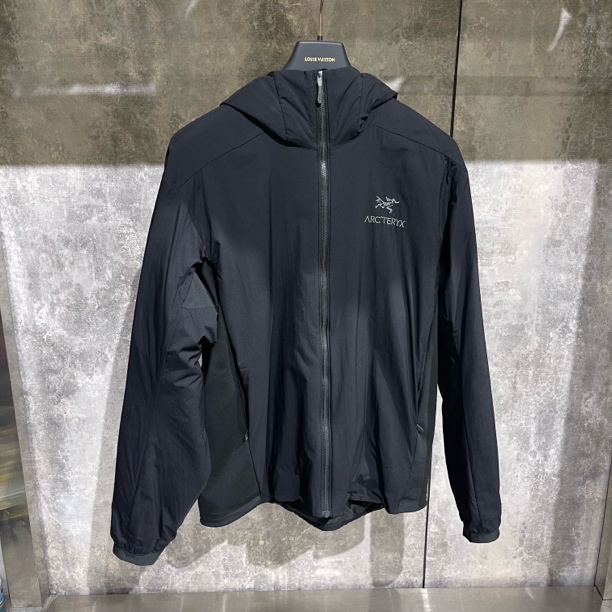 未使用 ARC'TERYX/始祖鸟 l码/男款/运动/户外atom hoody黑色棉服