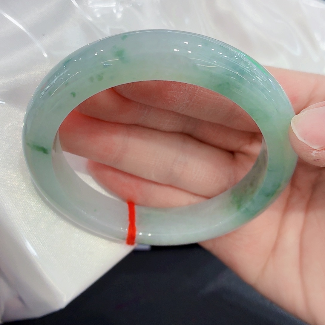 翡翠未镶嵌手镯翡翠59-58圈口