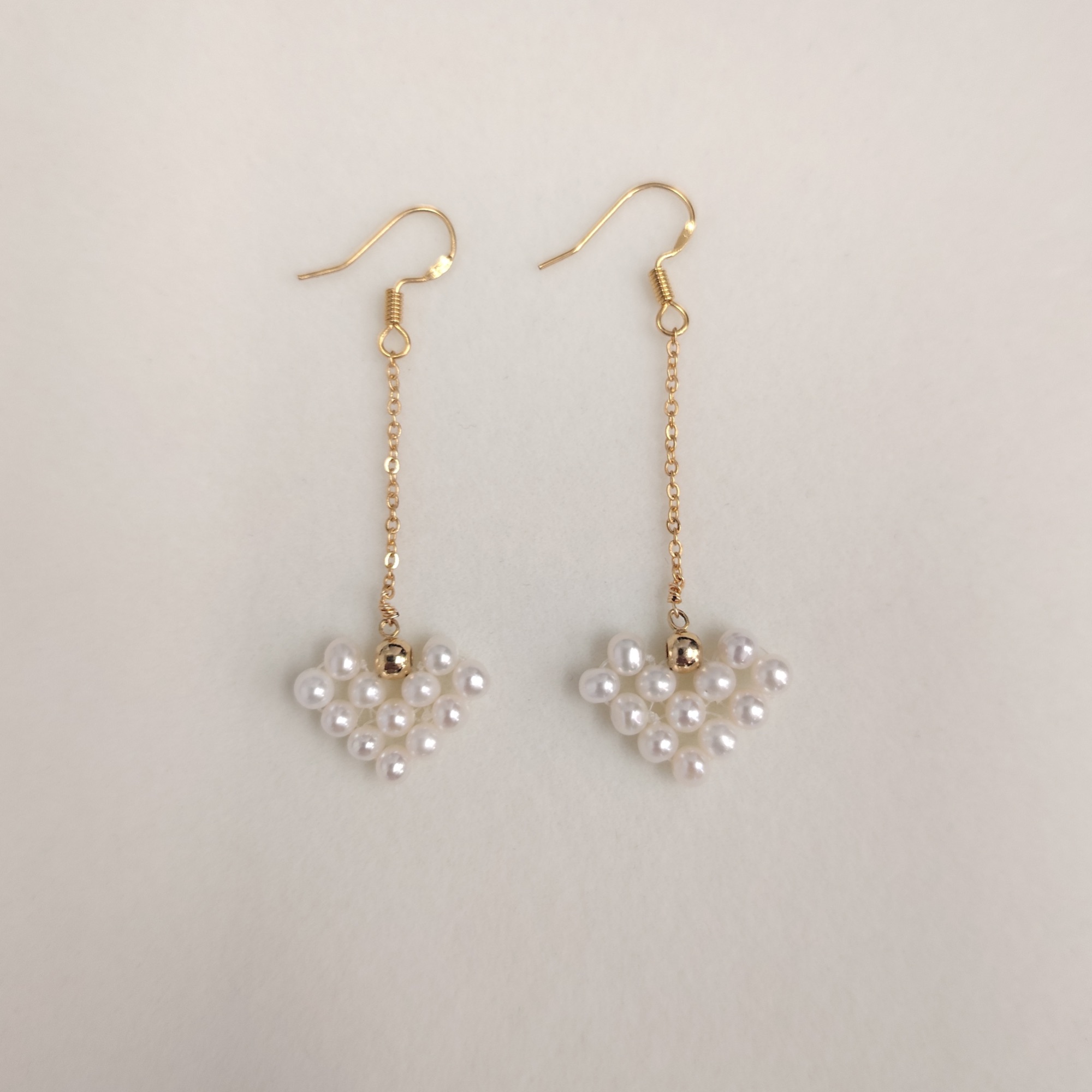 AIKJIANG/爱匠【孤品清货】淡水多珠耳饰时尚百搭