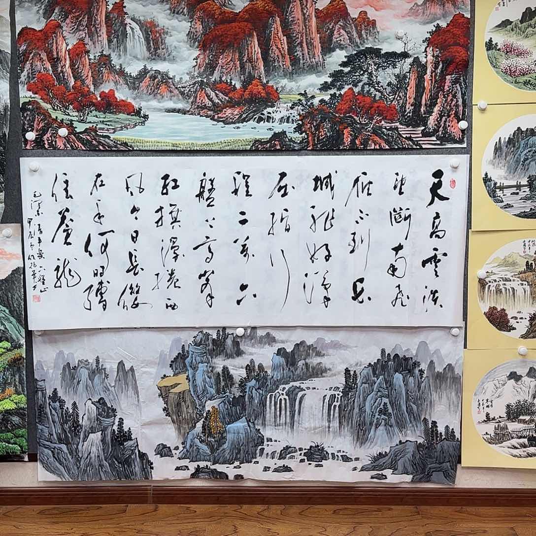 书法书法作品多次参加全国