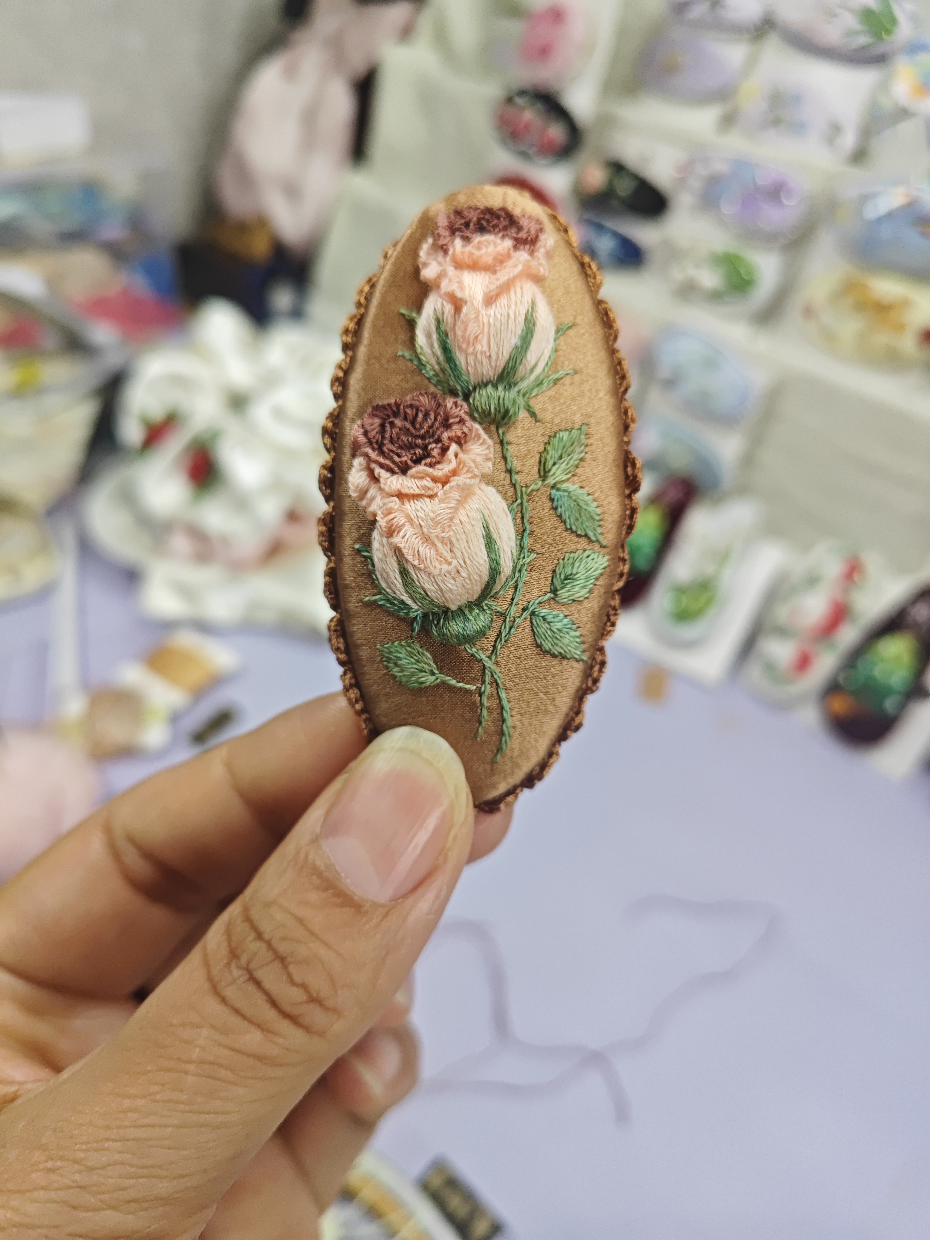 刺绣发夹发饰时尚发卡