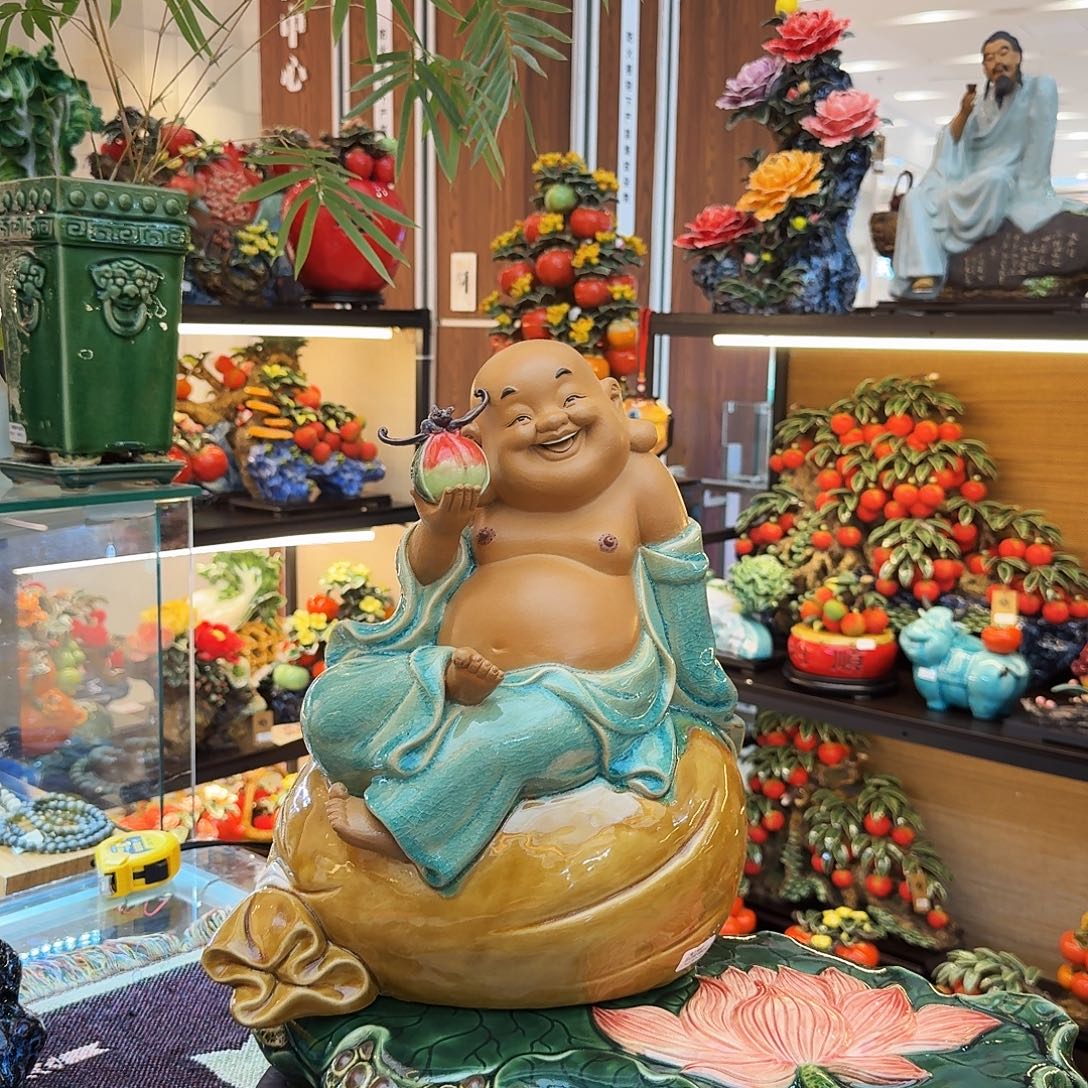 赵***️陶瓷笑佛精品36高度
