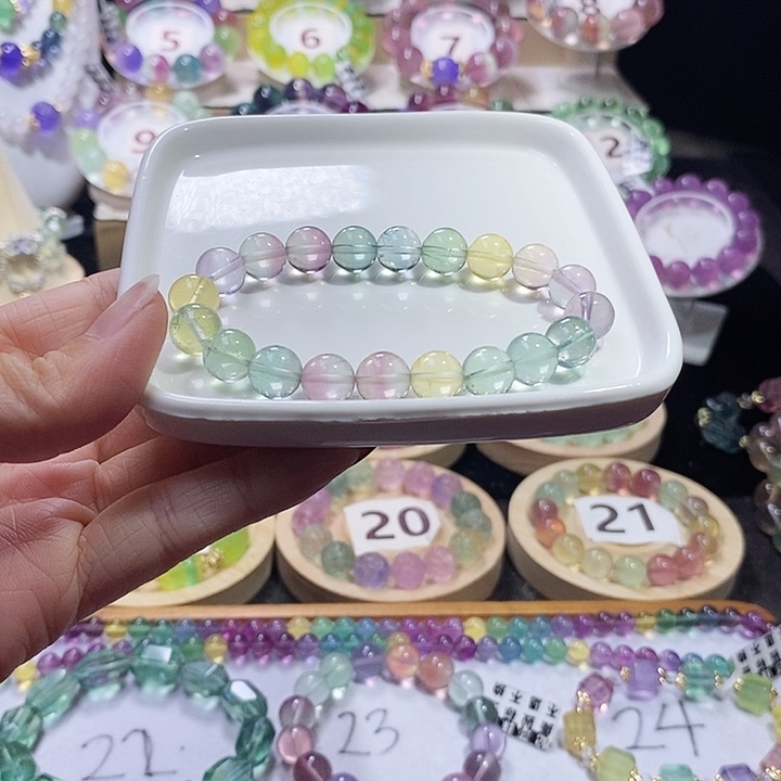 手链未镶嵌萤石开播优惠 9加马卡龙