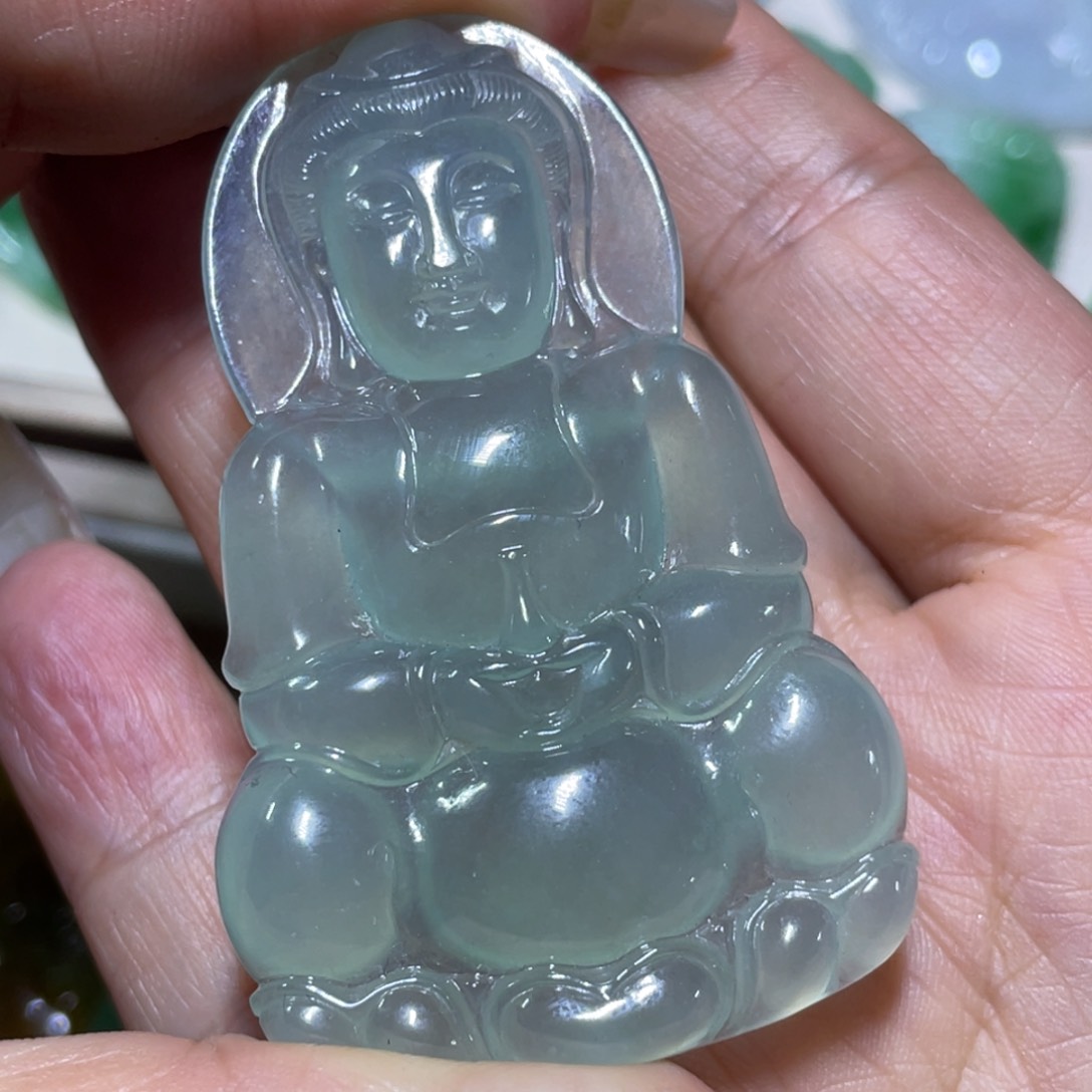 定制翡翠未镶嵌观音