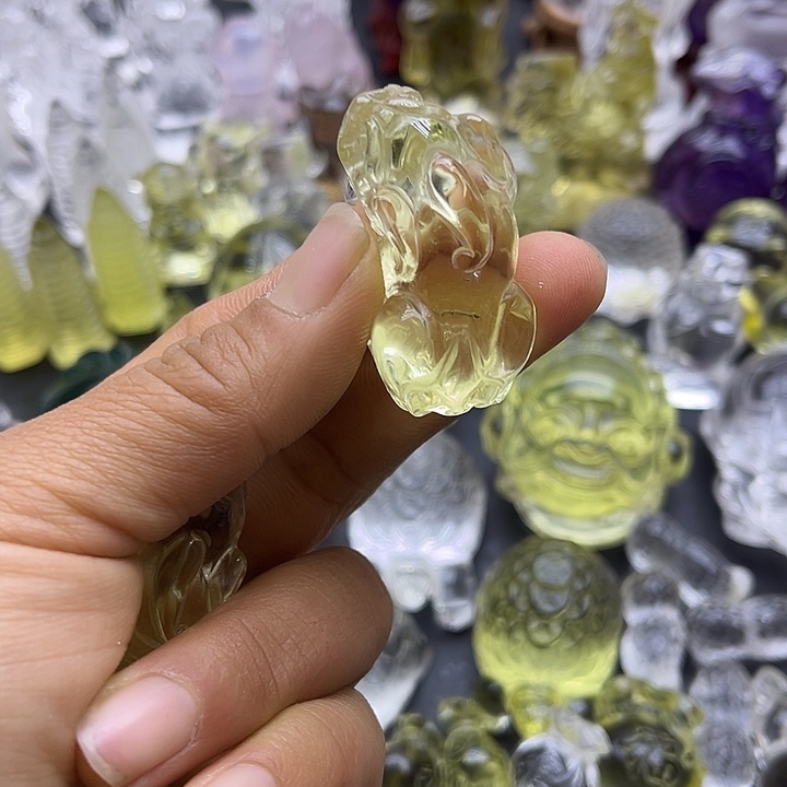 水晶摆件未镶嵌吊坠