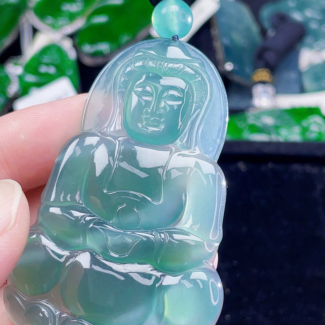 翡翠未镶嵌颈饰25