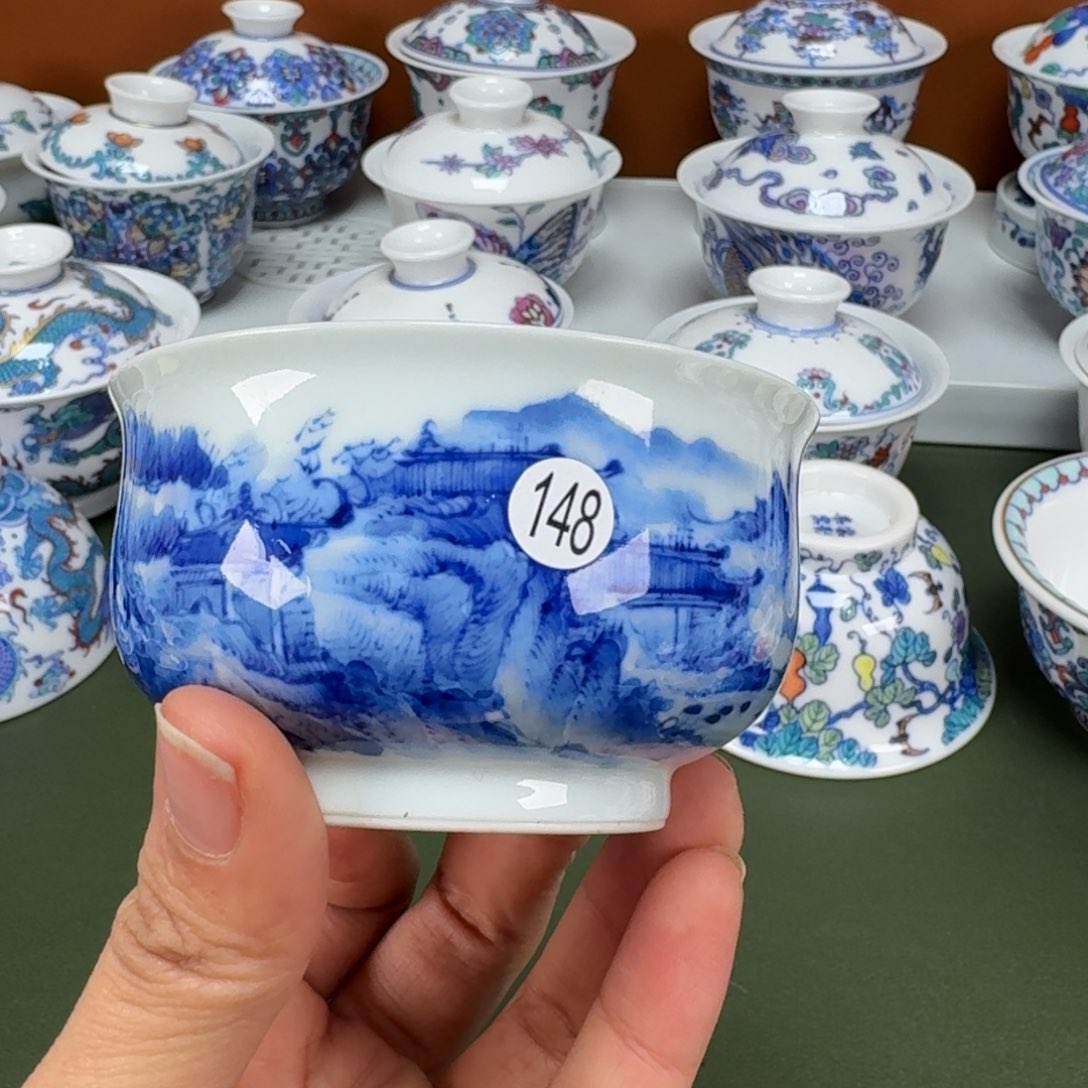 沙沙手工手绘茶具148