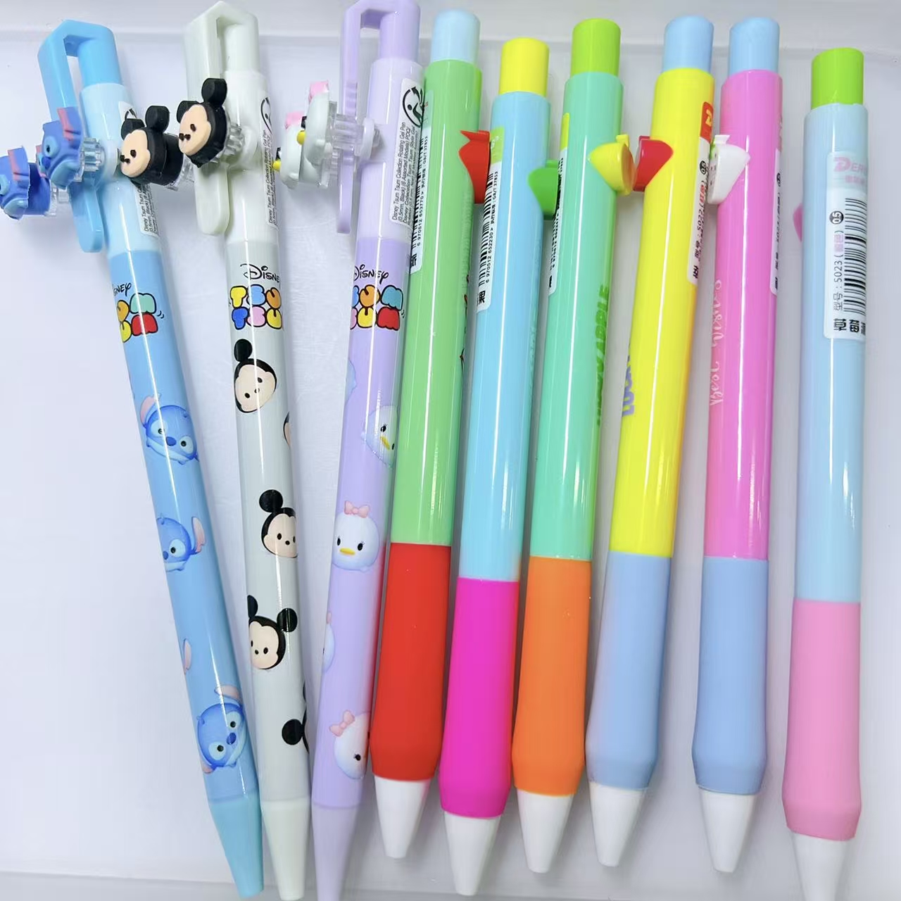 【黑墨-9支】A02德尔施幸运果草莓派MINISO,掉封蜡不售后