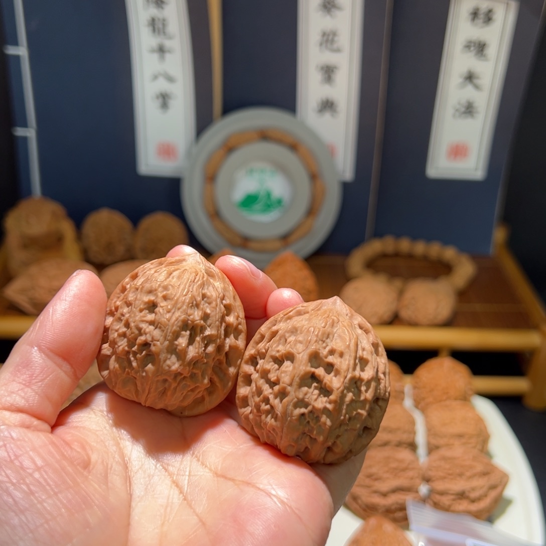 唐***圣文玩核桃把件胖嘟嘟