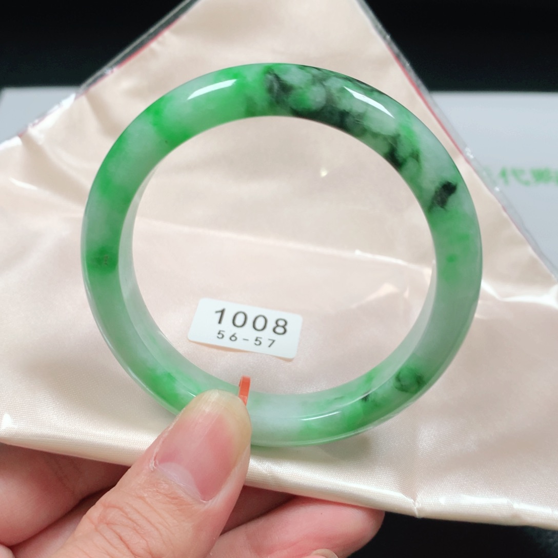 翡翠手镯未镶嵌编号1008