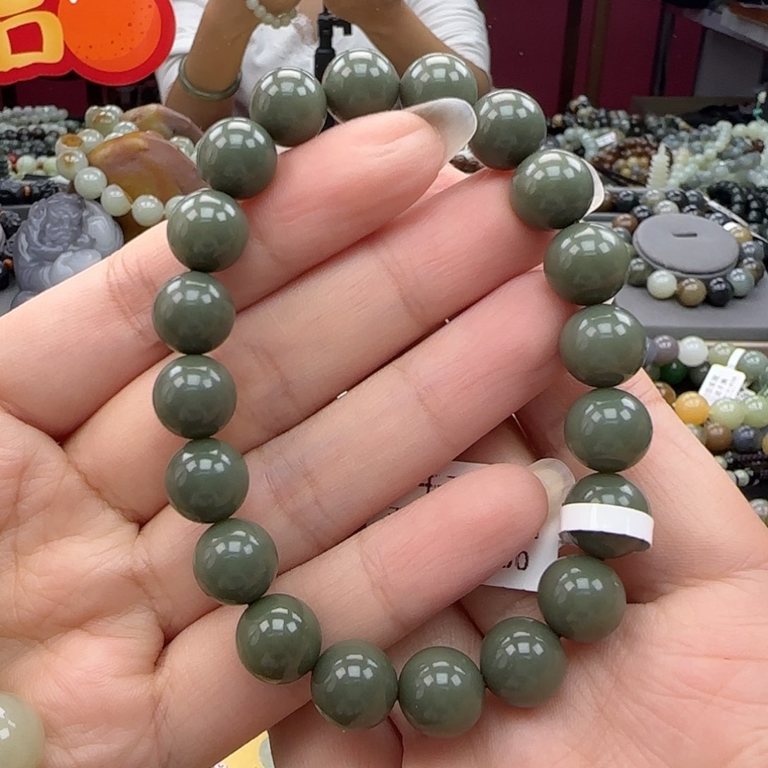 和田玉手链未镶嵌