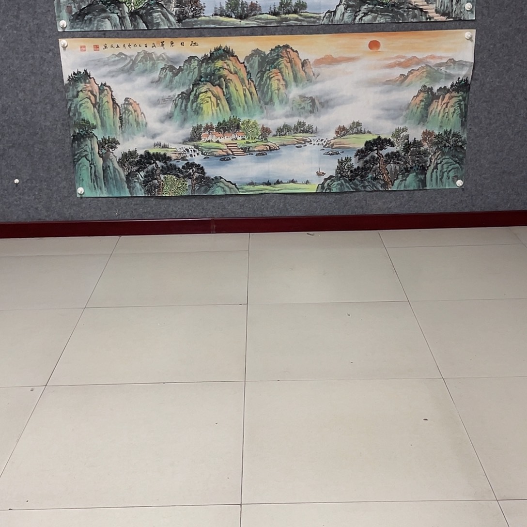 国画小六尺178.69画芯 捡漏