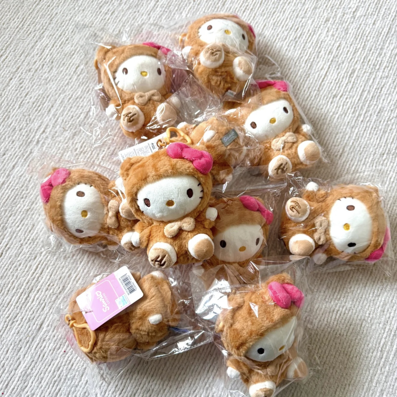 【韩版正品】小熊睡衣kitty挂件