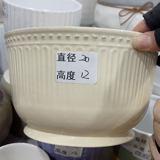 多肉绿植陶瓷花盆9.9包邮，有孔