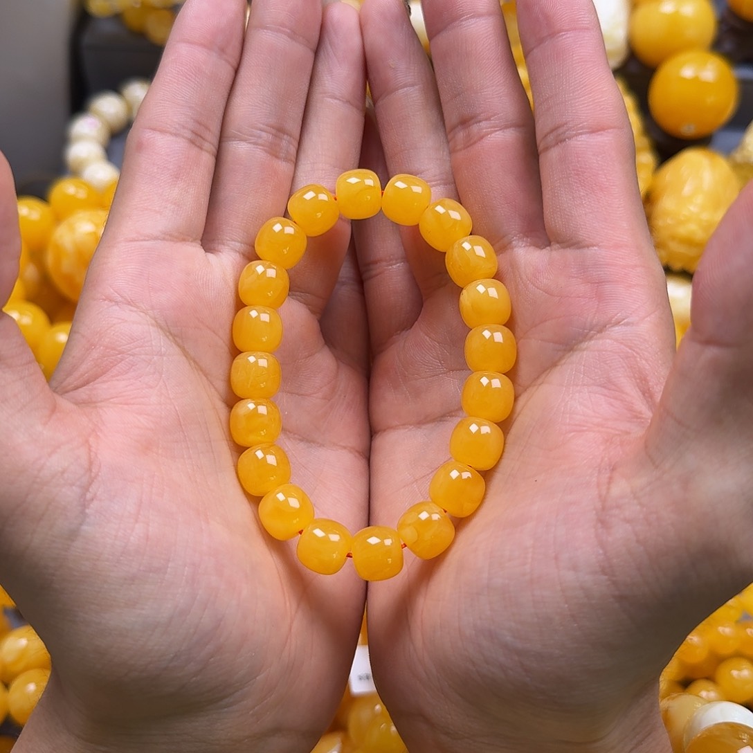 蜜蜡珠宝奇石未镶嵌同料11mm