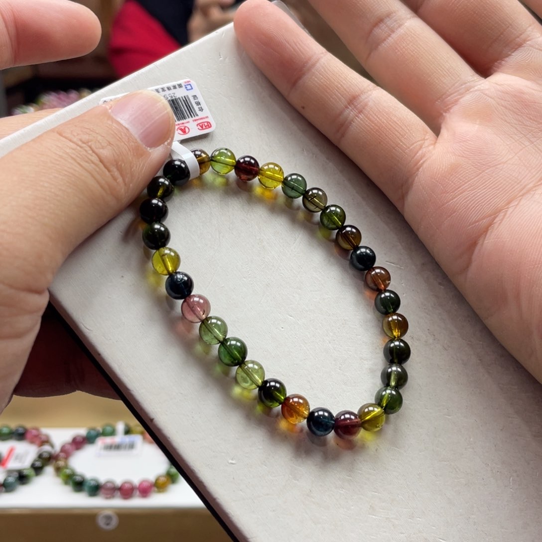 碧玺手串未镶嵌6.3mm.mmmmmmmmm