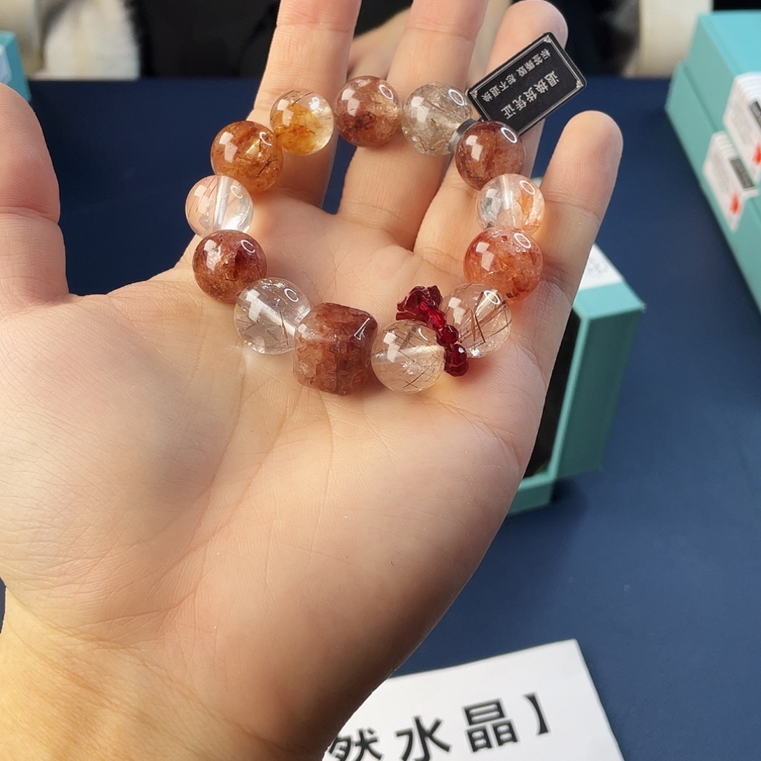 手链银S925镶嵌水晶