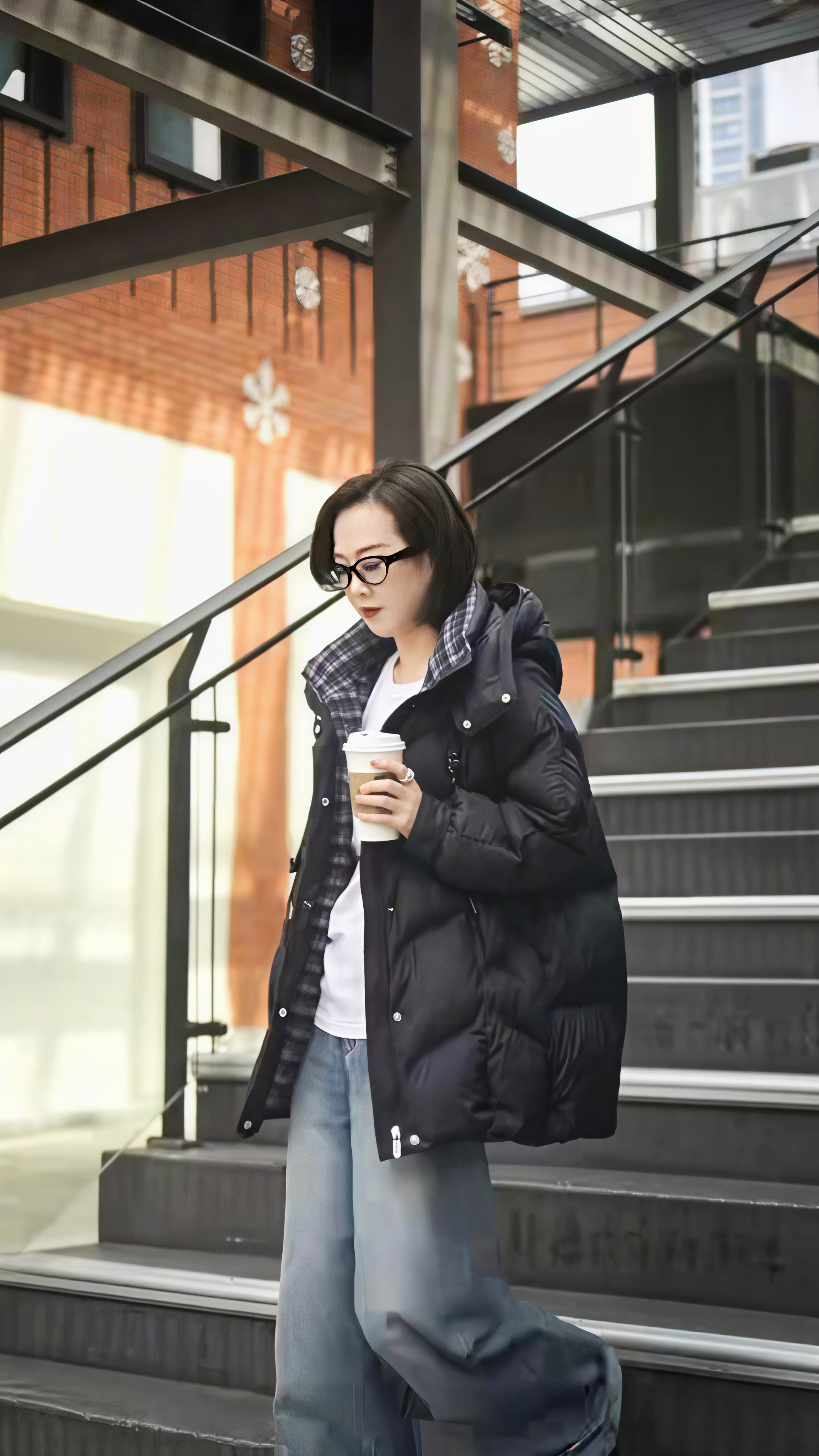 【YANGSHANG】时尚百搭洋气一手长立领羽绒服 W4V187