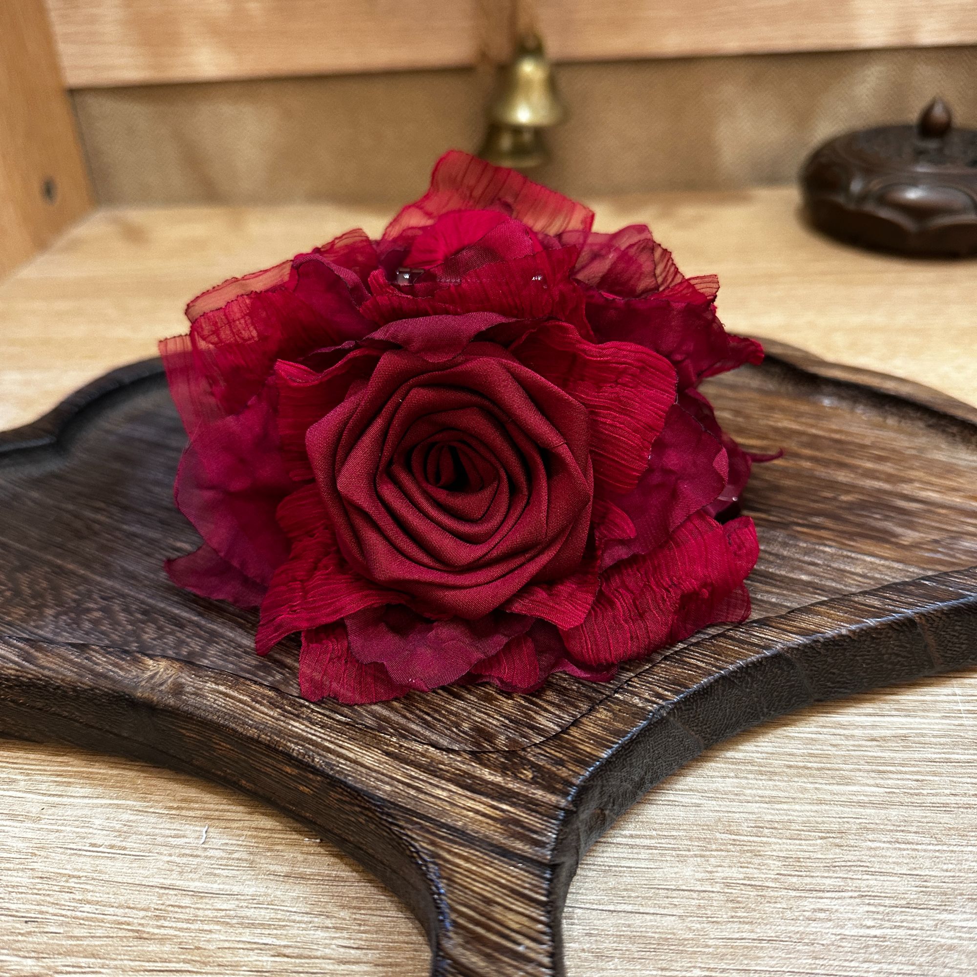 非金属发饰《连麦自选综合》干枯玫瑰复古发饰直播自选勿错拍