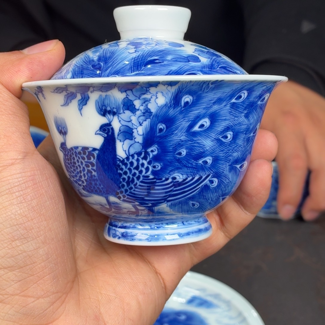 瓷杯子瓷姑娘景德镇陶瓷艺术