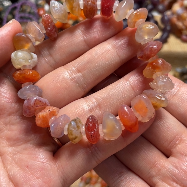 玛瑙/玉髓合金手链