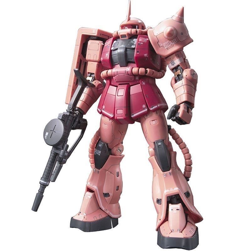 拼装模型  RG 02 1/144 MS-06S ZAKUⅡ 夏亚红扎古高达 玩具