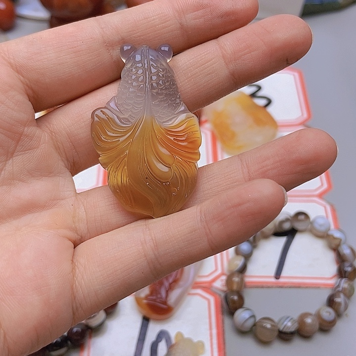【闪购商品】玛瑙/玉髓未镶嵌珠宝半成品…*#
