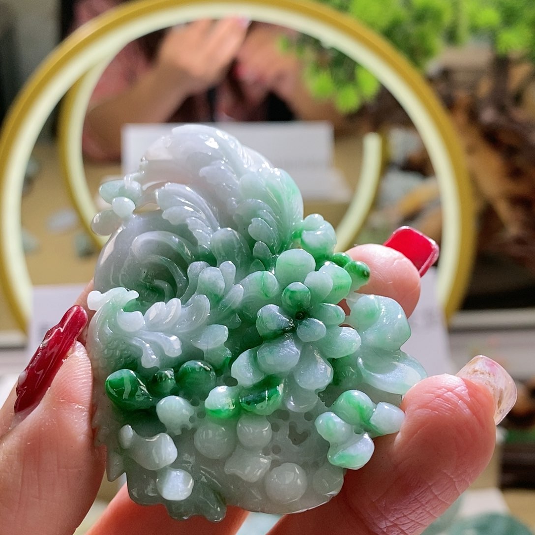 【闪购商品】翡翠颈饰未镶嵌凤凰