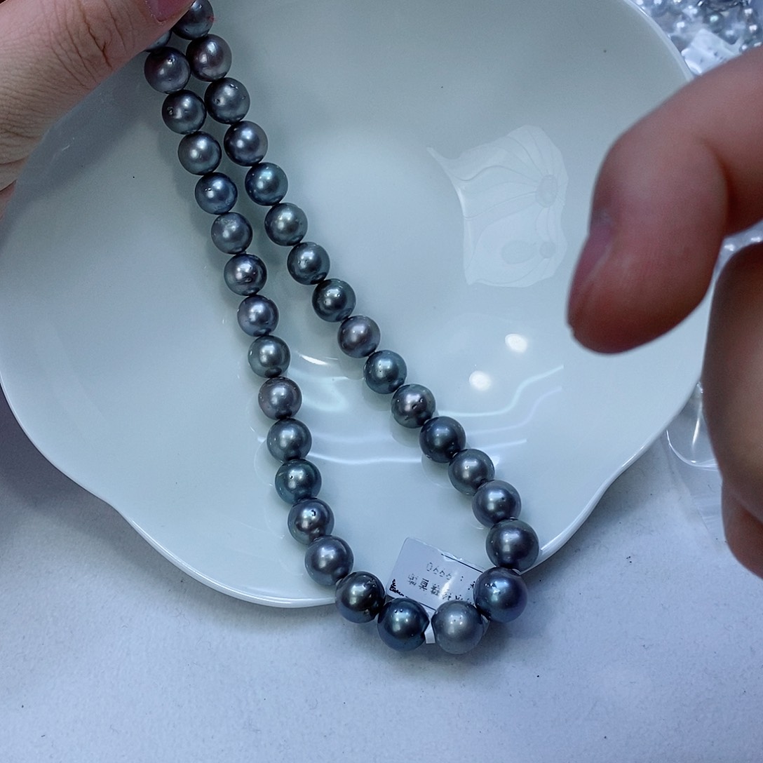 海水珍珠颈饰银S925镶嵌
