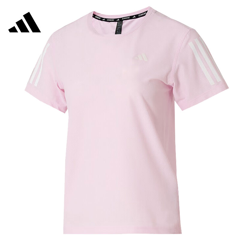 【商城】【夏日户外】adidas阿迪达斯女子运动休闲短袖T恤JD6433