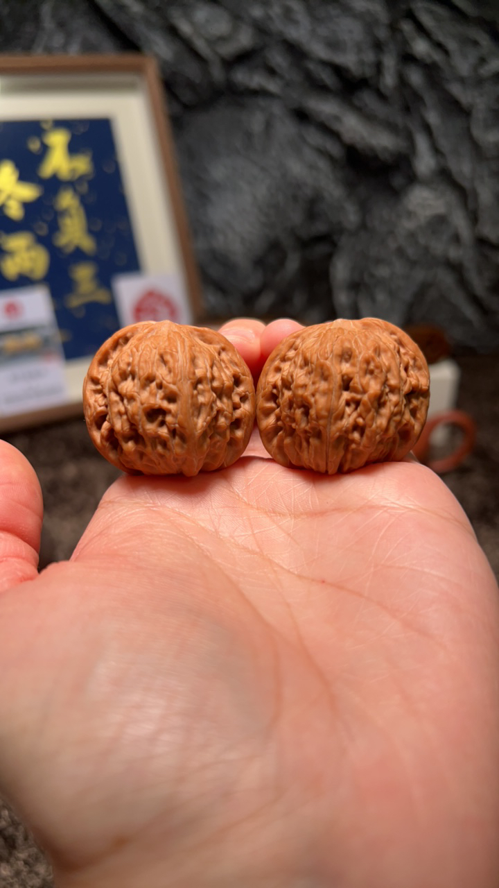 文玩核桃 房山磨盘7216号35.5尺寸