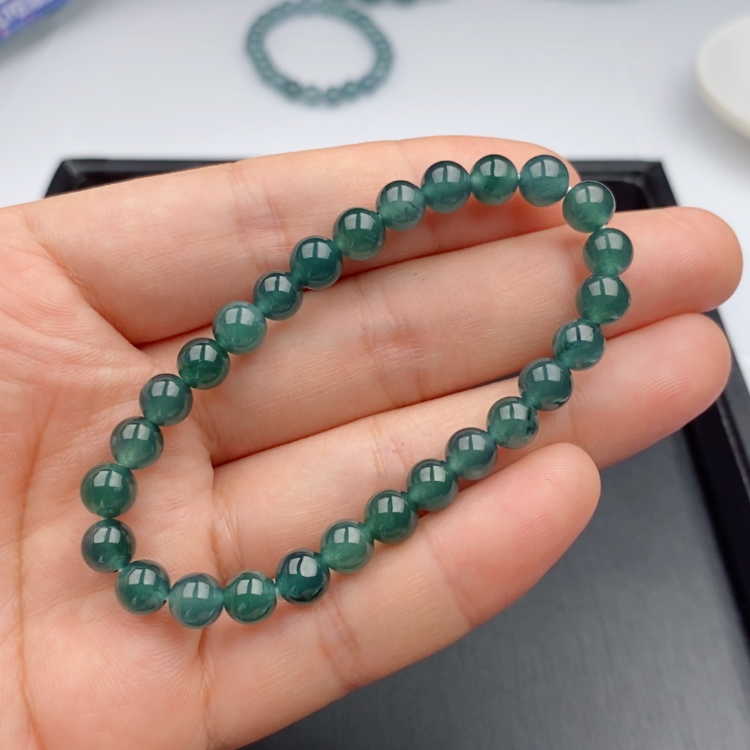 翡翠手链未镶嵌散珠自选多样性发货
