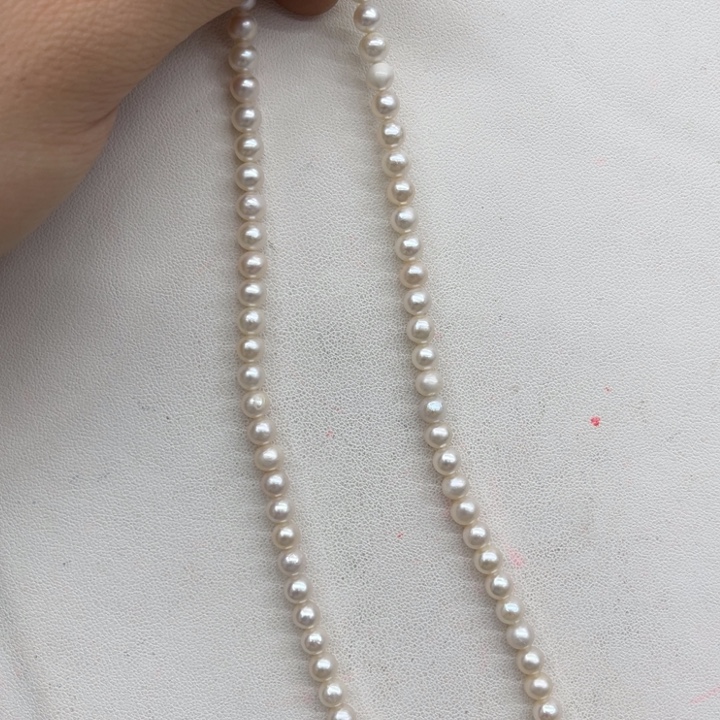 淡水珍珠颈饰银S925镶嵌00857