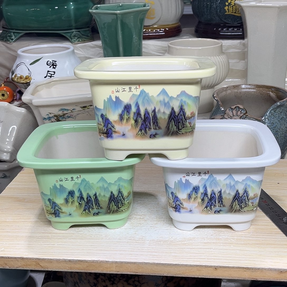 陶瓷绿植多肉微瑕花盆