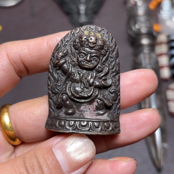 颈饰玻璃藏传喜马拉雅