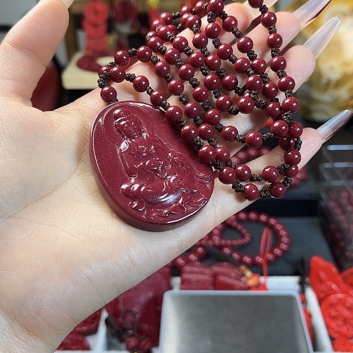 不***思天然辰砂含尘砂朱砂