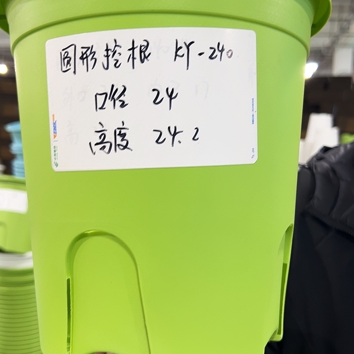 正品圆控口24高24白色5个无托