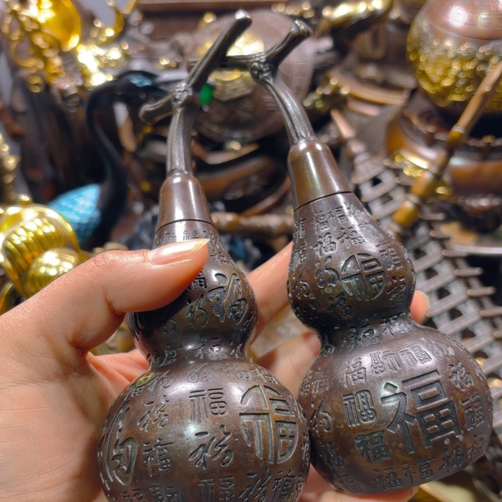 铜器摆件收收藏藏