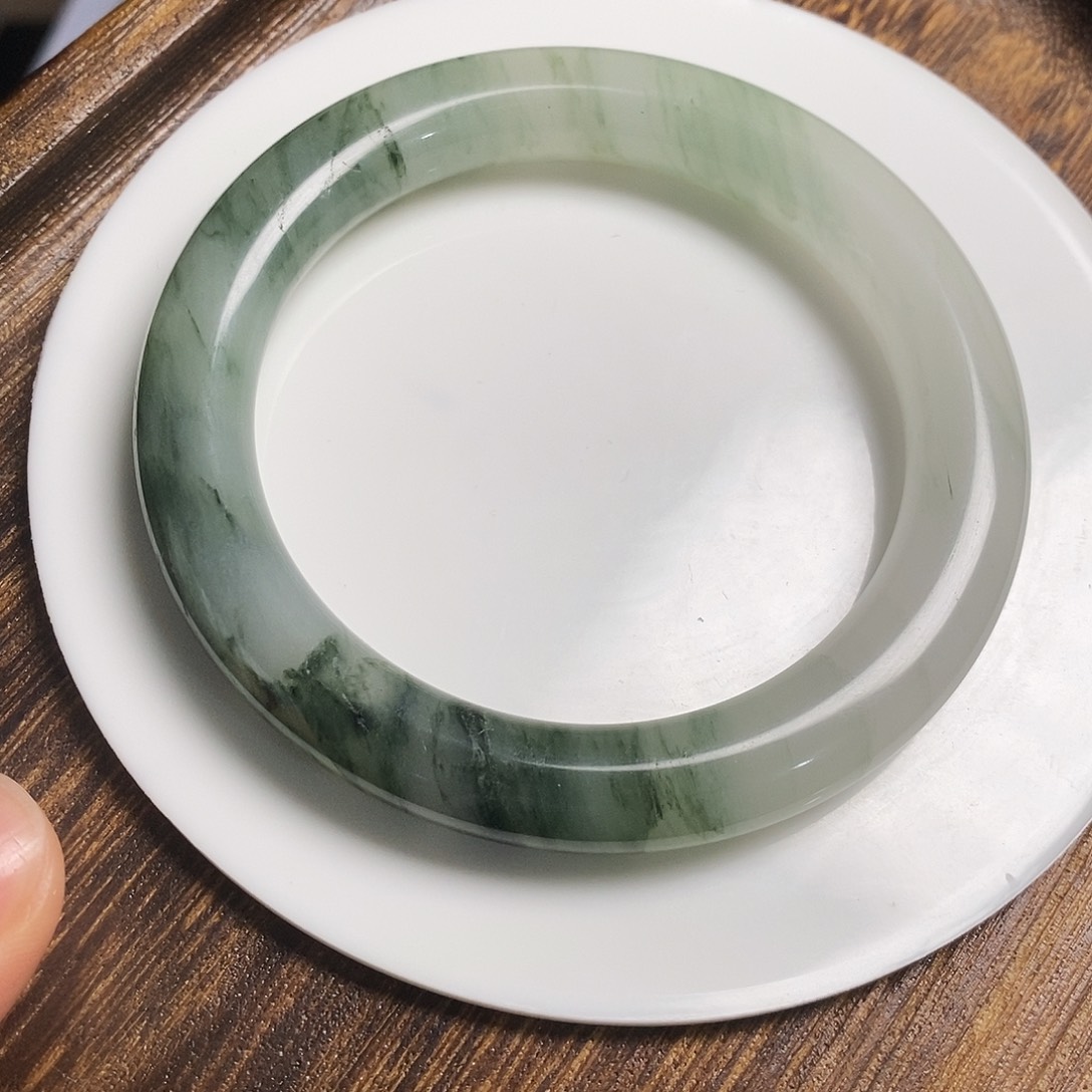 石英质玉（金丝玉）未镶嵌手镯