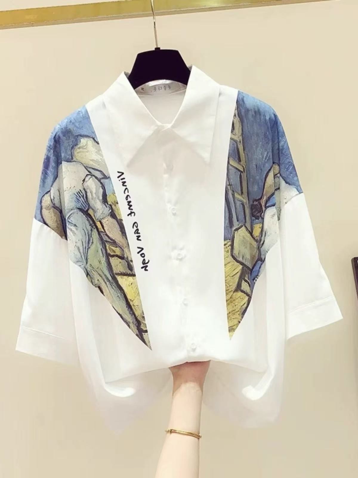 【思雅】213时尚洋气百搭衬衣