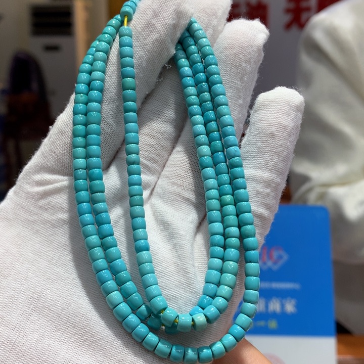 绿松石长链未镶嵌