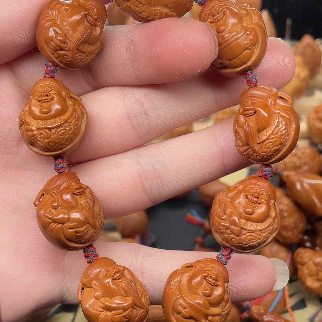 手串/手链橄榄核铁盒财神