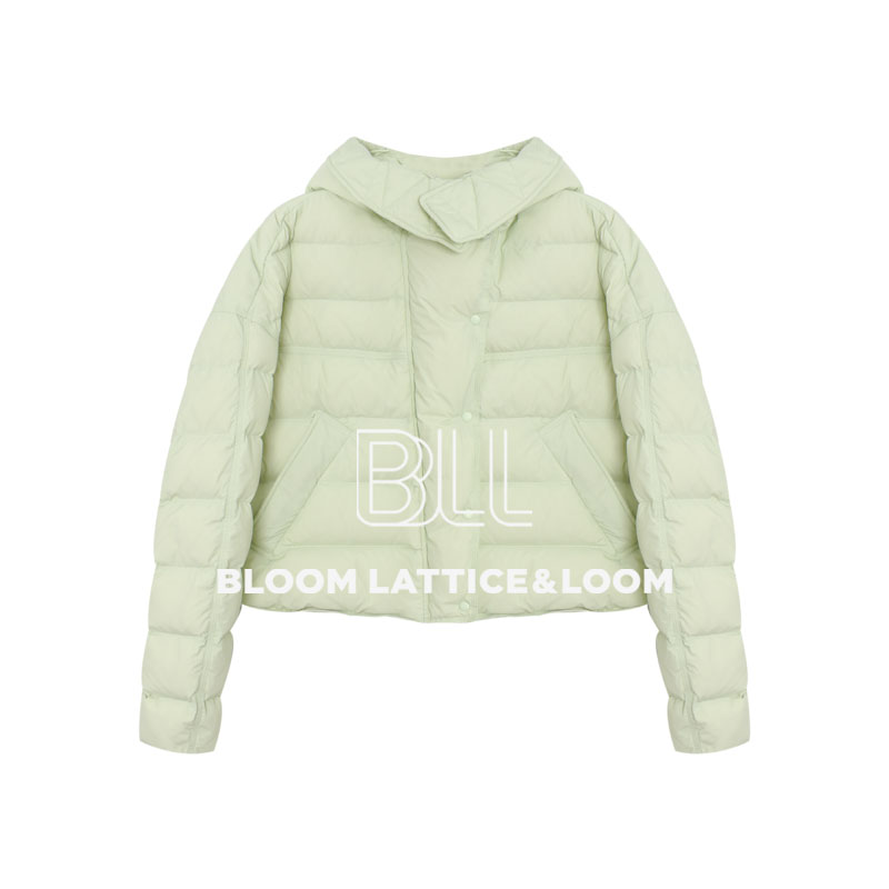 PCNY不理理“离亭宴”新国标90鸭绒连帽保暖时尚百搭短款羽绒服