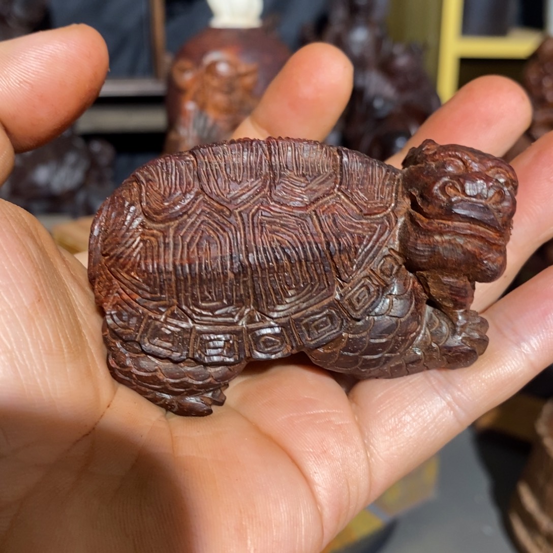 @***@小叶紫檀龙龟檀香紫檀荣归