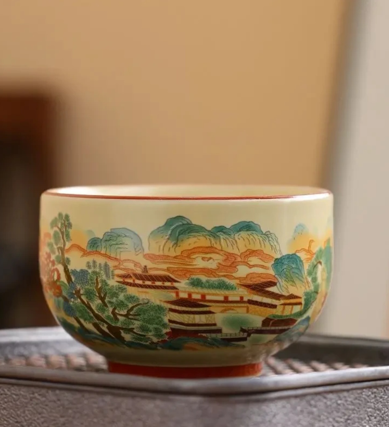 TJ084-山水缸杯主人杯